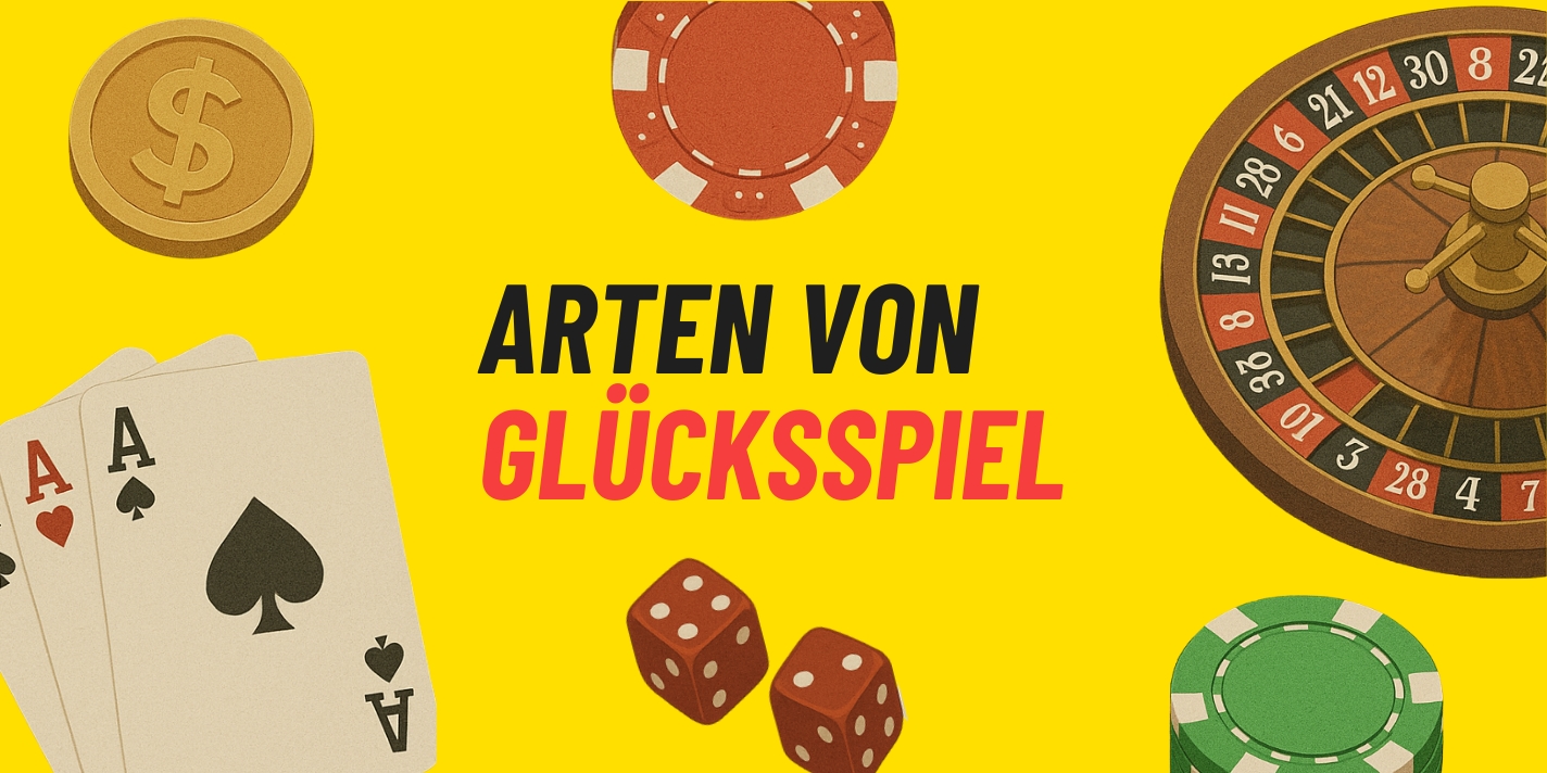 Die beliebtesten Arten von Glücksspiel