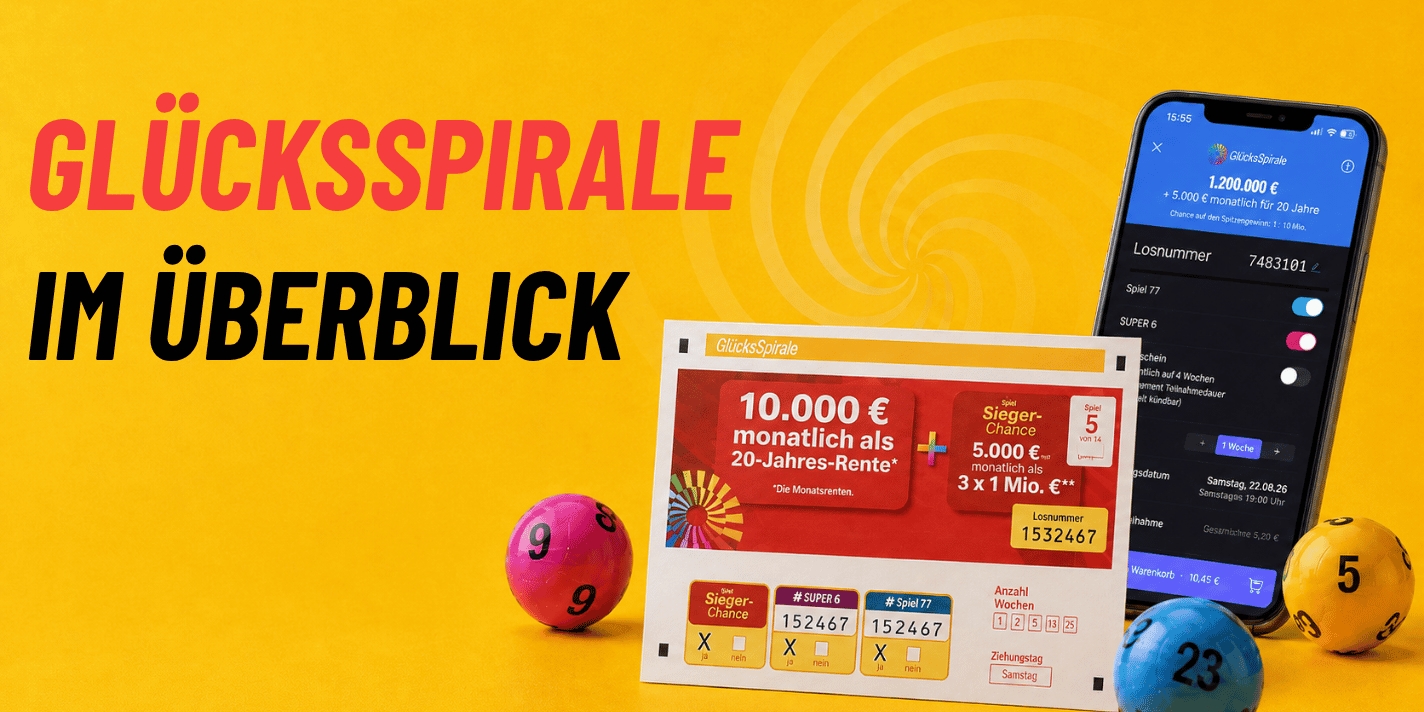 Wie funktioniert die GlücksSpirale? Regeln, Kosten & Gewinne einfach erklärt