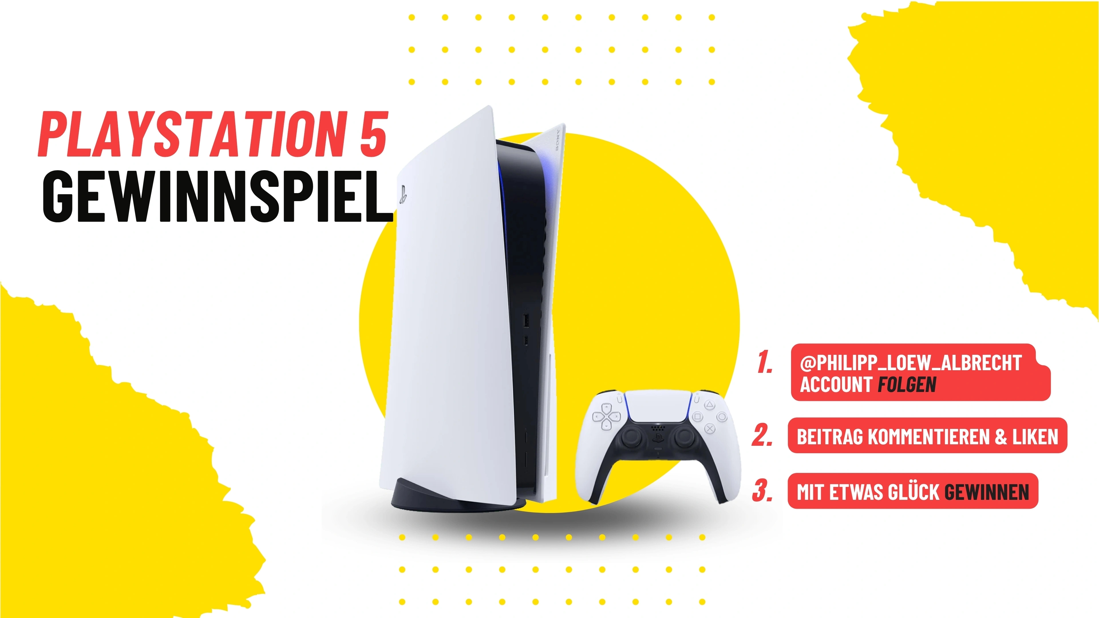 Playstation 5 Gewinnspiel auf Instagram!