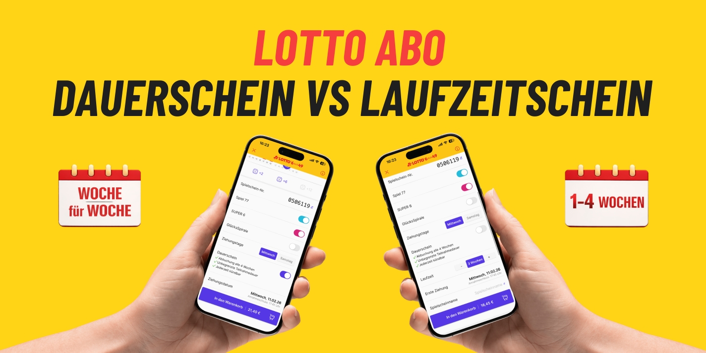 Lotto Abo: Dauerschein vs. Laufzeitschein – was passt zu dir?