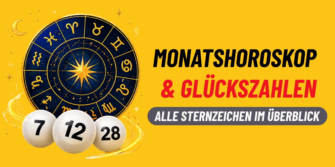 Monatshoroskop & Glückszahlen: Alle Sternzeichen im Überblick